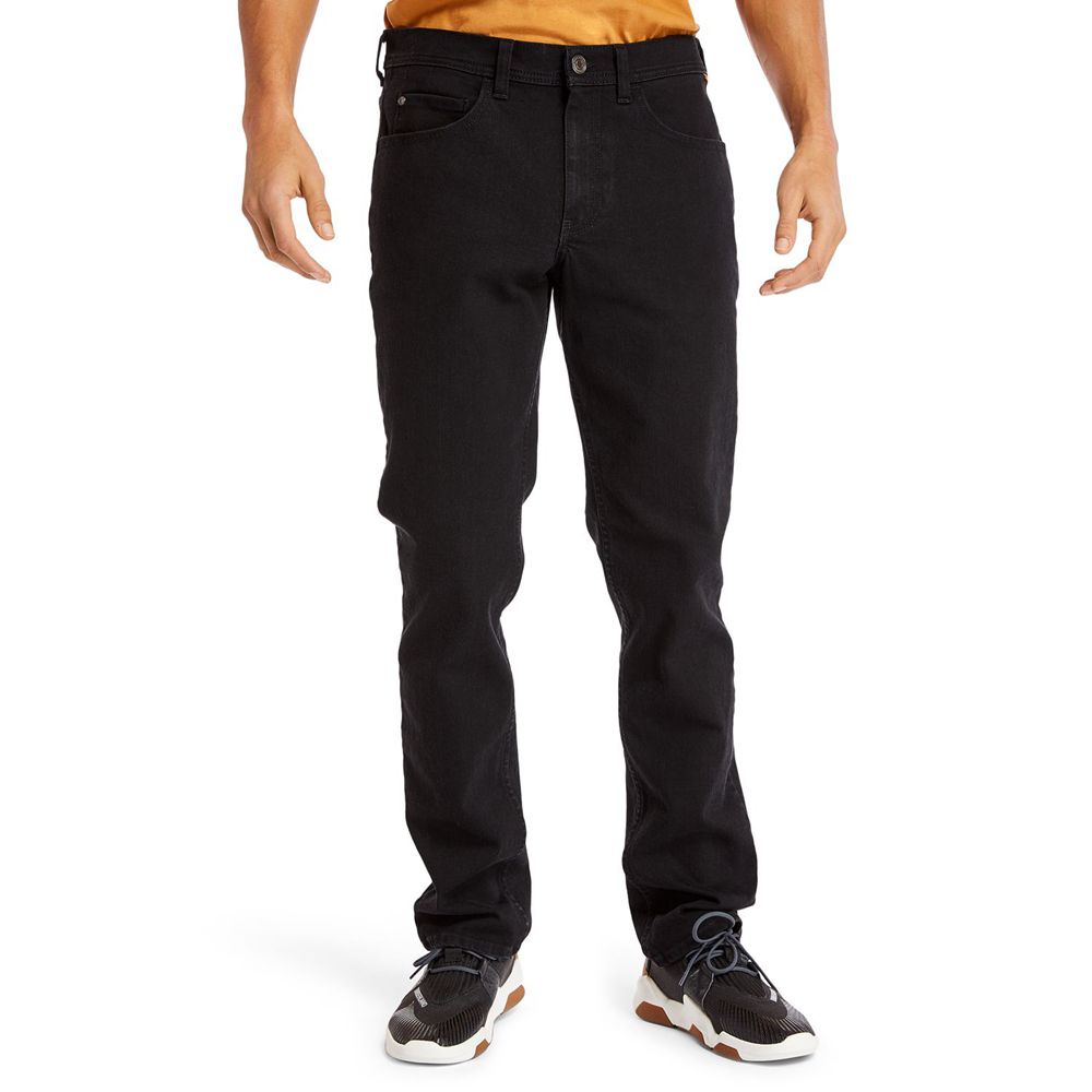 Pantalones Timberland Argentina Hombre - Sargent Lake Slim Fit Denim - Negras - HUEIYK-520